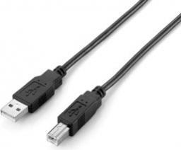 Kabel USB Equip USB-A - USB-B 5 m Czarny (128862)