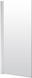 Parawan nawannowy Deante Alpinia 1-częściowy szkło przejrzyste, profil biały (KGA_072P)