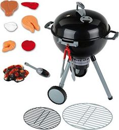Klein Theo Klein Weber kettle grill One Touch Premium, play kitchen (black / gray)