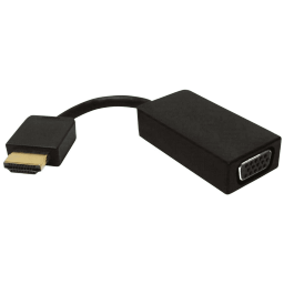 Adapter AV Icy Box HDMI - D-Sub (VGA) czarny (IB-AC502)