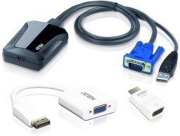 Konsola KVM Aten ATEN CV211CP Laptop USB KVM Console Crash Cart Adapter IT Kit