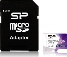 Karta Silicon Power Superior Pro MicroSDXC 128 GB Class 10 UHS-I/U3 A1 V30 (SP128GBSTXDU3V20AB)