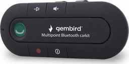 Zestaw głośnomówiący Gembird GSM Bluetooth Czarny  (BTCC-03)