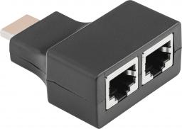 System przekazu sygnału AV Cabletech Przedłużacz extender Cabletech ZLA0798 HDMI / 2x RJ45 max 30m
