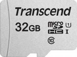 Karta Transcend 300S MicroSDHC 32 GB Class 10 UHS-I/U1  (TS32GUSD300S)
