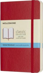  Moleskine Notes Classic 9x14 miękka op. kropki czerwony
