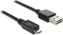 Kabel USB Delock USB-A - microUSB 2 m Beżowy (83367)