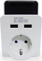 Kabel zasilający REV REV USB Charger 2-fold with Shelf white