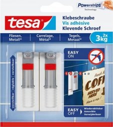  Tesa 1x2 Tesa Adjustable Adhesive Nail for Tiles & Metal 3kg 77764