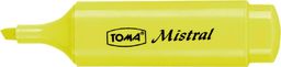  Toma Zakreślacz Mistral Pastel żółty (10szt) TOMA