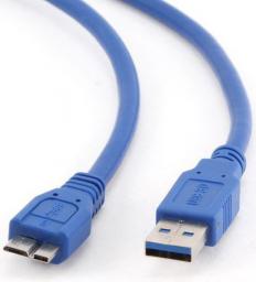 Kabel USB Gembird USB-A - micro-B 0.5 m Niebieski (CCP-MUSB3-AMBM-0.5M)