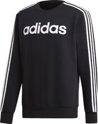  Adidas Bluza męska Essentials 3S Crew Fl czarna r. S (DQ3084)