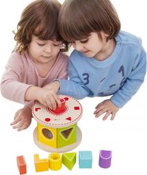ClassicWorld Drewniany Kolorowy Sorter Kształtów Classic World Literki