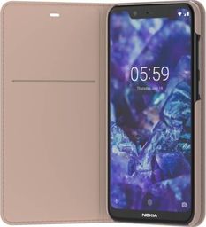 Nokia Oryginalne Etui Entertainment Flip Cover CP-251 do Nokia 5.1 Plus kremowe | SPRAWDŹ INNE KOLORY | uniwersalny