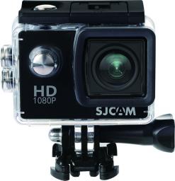 Kamera SJCAM SJ4000 czarna + 3 baterie + monopod pro 