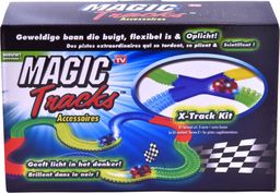 Magic Tracks X-Track Świecący się tor wyścigowy samochodowy 3.35 m