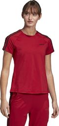  Adidas Koszulka damska W D2D 3S Tee czerwone r. XS (EI4835)