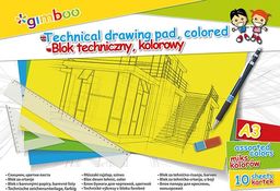  Gimboo Blok techniczny A3 10k mix kolorów 