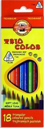  Koh I Noor Kredki ołówkowe Triocolor 18 kolorów (3133)