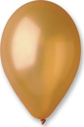  SDM Balon metalizowany złoty nr 39 100szt, średnica 26 cm (10"), obwód 80 cm