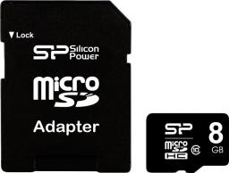 Karta Silicon Power MicroSDHC 8 GB Class 10  (SP008GBSTH010V10-SP)