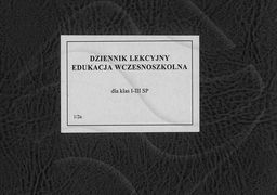  Typograf Dziennik lekcyjny edukacja wczesnoszkolna I-III A4 MEN I/2a (02122)