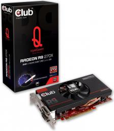 Karta graficzna Club 3D Radeon R9 270X Royal Queen 2GB DDR5 (256 bit) DP, HDMI, 2x DVI (CGAX-R927X6F)