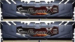Pamięć G.Skill Flare X, DDR4, 32 GB, 3200MHz, CL14 (F4-3200C14D-32GFX)