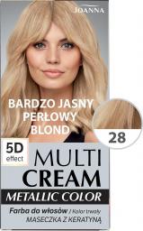  Joanna Multi Cream Color 5D effect 28 bardzo jasny perłowy blond