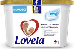  Lovela LOVELA_Uniwersalne kapsułki do prania ubranek niemowlęcych i dziecięcych do bieli i kolorów 12szt.