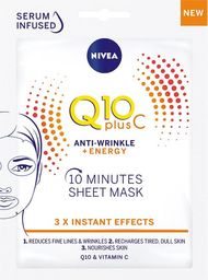  Nivea Q10 Plus C Maska w płacie 10-minutowa Anti-Wrinkle+Energy