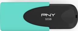 Pendrive PNY Attaché 4 Pastel, 32 GB  (FD32GATT4PAS1KA-EF)