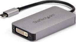 Adapter USB StarTech USB-C - DVI Srebrny  (CDP2DVIDP)