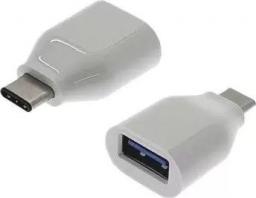 Adapter USB Mcab USB-C - USB Biały  (2200038)