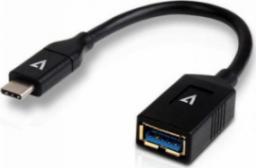 Adapter USB V7 USB-C - USB Czarny  (V7U3C-BLK-1E)