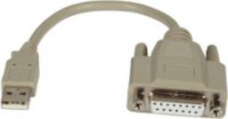 Adapter USB Mcab USB - DA-15 Szary  (7200448)