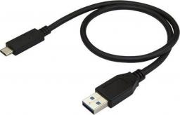 Kabel USB StarTech USB-A - USB-C 0.5 m Czarny (USB31AC50CM)