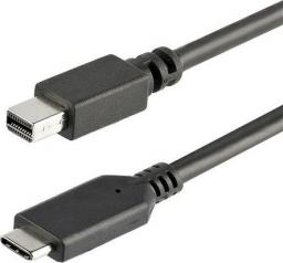Kabel USB StarTech USB-C - mini DisplayPort 1 m Czarny (CDP2MDPMM1MB)