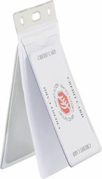 KORUMA Etui z folii PVC na identyfikator z wbudowanym ekranem RFID Uniwersalny
