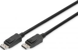 Kabel Digitus DisplayPort - DisplayPort 5m czarny (AK-340106-050-S)