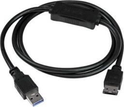 Kabel USB StarTech USB-A - eSATA 1 m Czarny (USB3S2ESATA3)