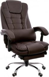 Krzesło biurowe Giosedio FBK003 Brązowe