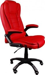 Krzesło biurowe Giosedio BSB001M Czerwone