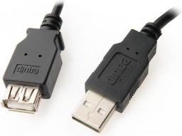Kabel USB Equip USB-A - USB-A 1.8 m Czarny (128850)