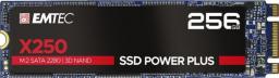 Dysk SSD Emtec X250 256GB M.2 2280 SATA III (ECSSD256GX250)