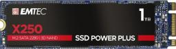 Dysk SSD Emtec X250 1TB M.2 2280 SATA III (ECSSD1TX250)