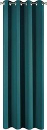 Eurofirany Zasłona Dekoracyjna Parisa Ciemny Turkus 135x250