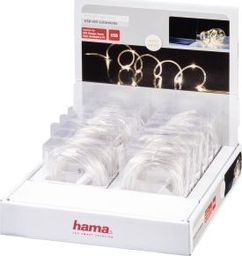 Hama ŁAŃCUCH LED USB, BIAŁY 3M, DISPLAY 12 SZT.