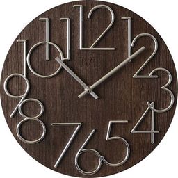  JVD Zegar ścienny (HT99.3) Drewniany, średnica 30 cm