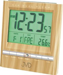  JVD Budzik Termometr, dwa alarmy, DCF77 (RB92.4)